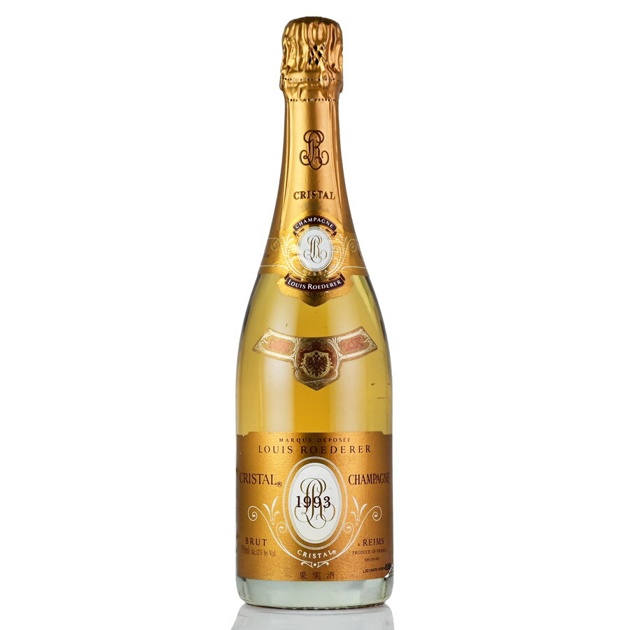 ルイ ロデレール クリスタル 1993 ラベル不良 ルイロデレール ルイ・ロデレール Louis Roederer Cristal フランス シャンパン シャンパーニュ 新入荷