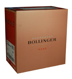 NV ボランジェ・ロゼ ギフト箱 【正規品】 1ケース【6本】Bollinger Rose 750ml【まとめ買い】