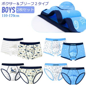 送料無料 男の子 パンツ インナーパンツ 2枚セット キッズパンツ ショーツ 男の子 ショーツ ボクサーパンツ ブリーフパンツ 綿95% ジュニア 子供ショーツ 男の子 パンツ 子供下着 インナー 入園 入学