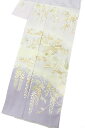 訪問着 手刺繍 正絹 紫色 薄紫色 淡黄色 茶屋辻 菊 藤 桜 蔦 豪華 フォーマル 結婚式 入学式 卒業式 入園式 卒園式 未仕立て d202
