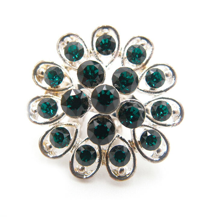 ブローチ帯留めスワロフスキーSWA...