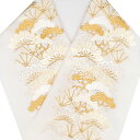 半衿 半襟 刺繍 日本製 正絹 日本製 シルエリー Silelly 白 金 松 フォーマル 振袖 成人式 袴 卒業式 着物 訪問着 色無地 レディース お正月 ...