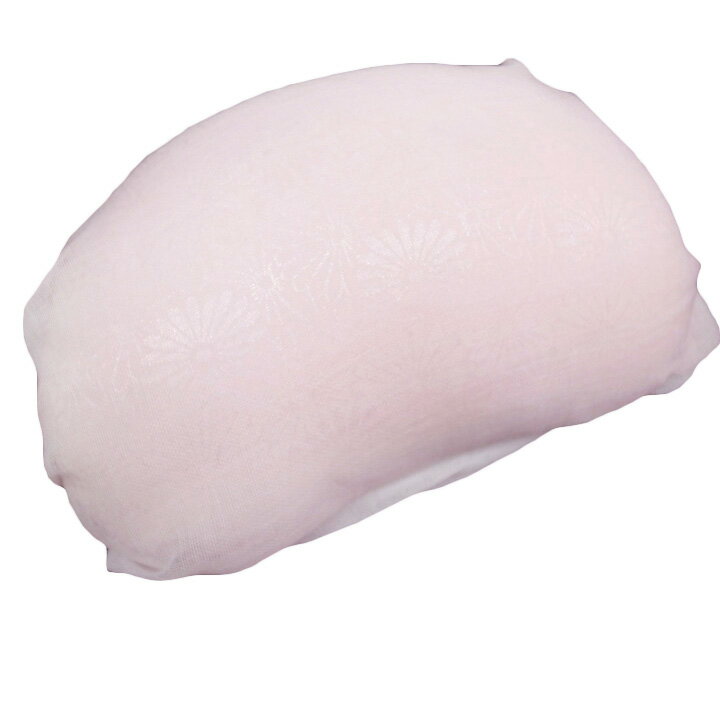 帯枕 振袖 ガーゼ袋入 変り結び用 はまぐり 和装小物 着付け小物 ピンク　c710r