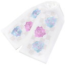 半襟 刺繍 半衿 振袖 成人式 薔薇 市松 絹交織 白 水色 紫 レディース 卒業式 袴姿 フォーマル t724