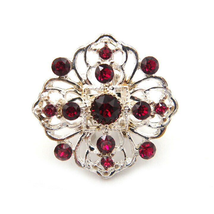 ブローチ帯留めスワロフスキーSWA...