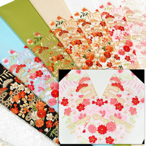半襟 刺繍 半衿 振袖 成人式 四季花 エ霞紋様 桜 梅 菊 松竹梅 日本製 京都 白 金 桃 赤 橙 ベージュ 抹茶 水色 黒 紫 レディース 卒業式 袴姿 フォーマル 送料無料 W22 オリジ t969 Si 半襟 刺繍 半衿 振袖 成人式 四季花 エ霞紋様 桜 梅 菊 松竹梅 日本製 京都 白 金 桃 赤 橙 ベージュ 抹茶 水色 黒 紫 レディース 卒業式 袴姿 フォーマル 送料無料 W22 オリジ t969 Si