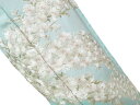 訪問着 手刺繍 正絹 豪華 四季花 フォーマル 結婚式 入学式 卒業式 入園式 卒園式 未仕立て 空色 オフホワイト e376