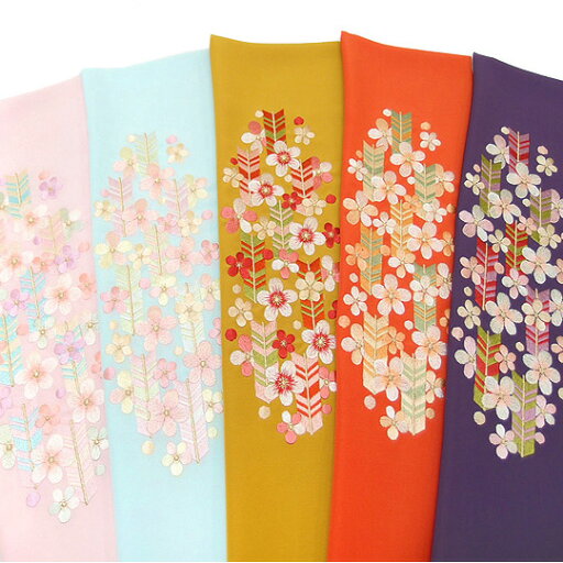 半衿 振袖 刺繍 矢羽根 梅 花 ピンク 水色 からし 橙 紫 半襟 成人式 フォーマル 日本製 シルエリー 矢羽根 に 梅 03501743 b981 TSi 半衿 振袖 刺繍 矢羽根 梅 花 ピンク 水色 からし 橙 紫 半襟 成人式 フォーマル 日本製 シルエリー 矢羽根 に 梅 03501743 b981 TSi
