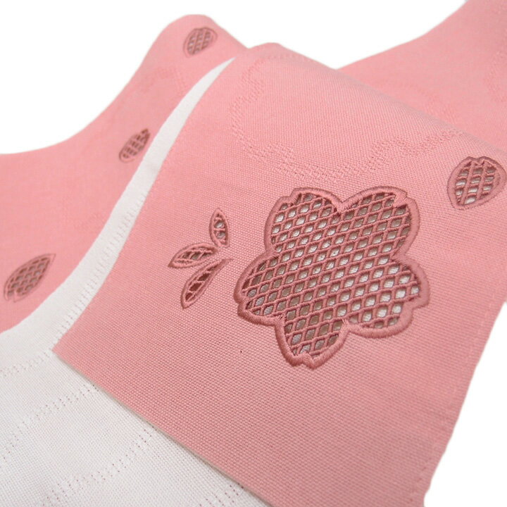 夏半幅帯麻小袋帯日本製ドロンワーク...