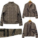 ROMANTIC NEUROSIS Leopard Exposed Zipper Jacket ^ WbvWPbgypNzyPUNKzy}`bNmC[[yVsXz