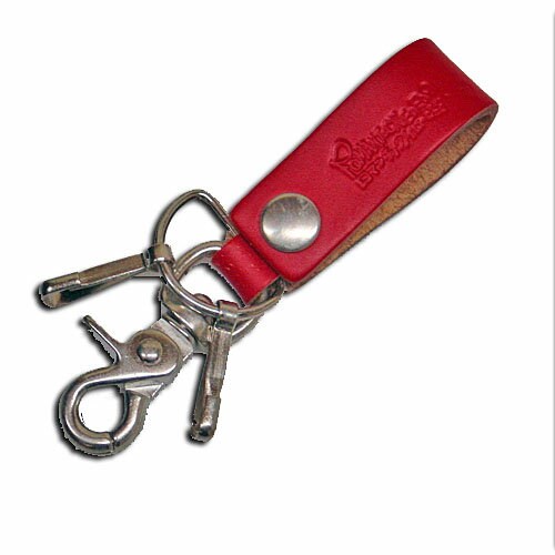 ROMANTIC NEUROSIS Leather Key Chain（キーホルダー）RED【パンク】【PUNK】【ロマンチックノイローゼ楽天市場店】