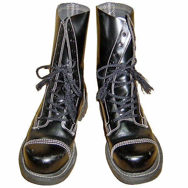 UNDERGROUND 10EYE BOOTS アンダーグラウンド 10ホール ブーツ 黒【中古】【パンク】【PUNK】【ロマンチックノイローゼ楽天市場店】