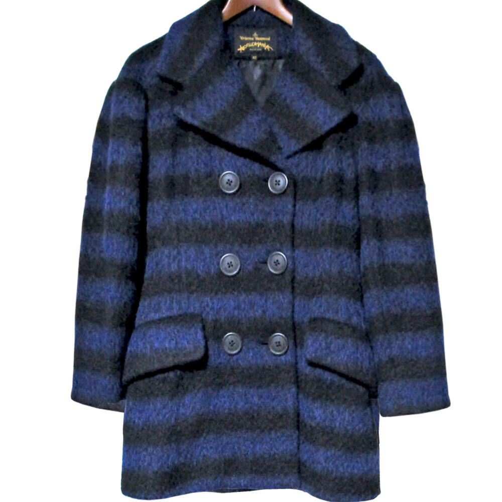 《期間限定》《タイムセール》Vivienne Westwood Anglomania Alpaca/Mohair Wool Coat ヴィヴィアン・ウエストウッド アングロマニア アルパカ・モヘア ウール コート【中古】【パンク】【PUNK】【ロマンチックノイローゼ楽天市場店】