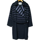 Vivienne Westwood Anglomania Wool Coat ヴィヴィアン ウエストウッド アングロマニア ボーダーグラデーション ウール混 ロングコート【中古】【パンク】【PUNK】【ロマンチックノイローゼ楽天市場店】