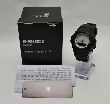 CASIO カシオ G-SHOCK ジーショック G-100 URBAN RESEARCH別注 アーバンリサーチ デジタルウォッチ 腕時計 エクスクルーシブモデル 1200個限定 ブラック ホワイト コラボ 【中古】【時計】【金沢本店 併売品】【7900050Kz】