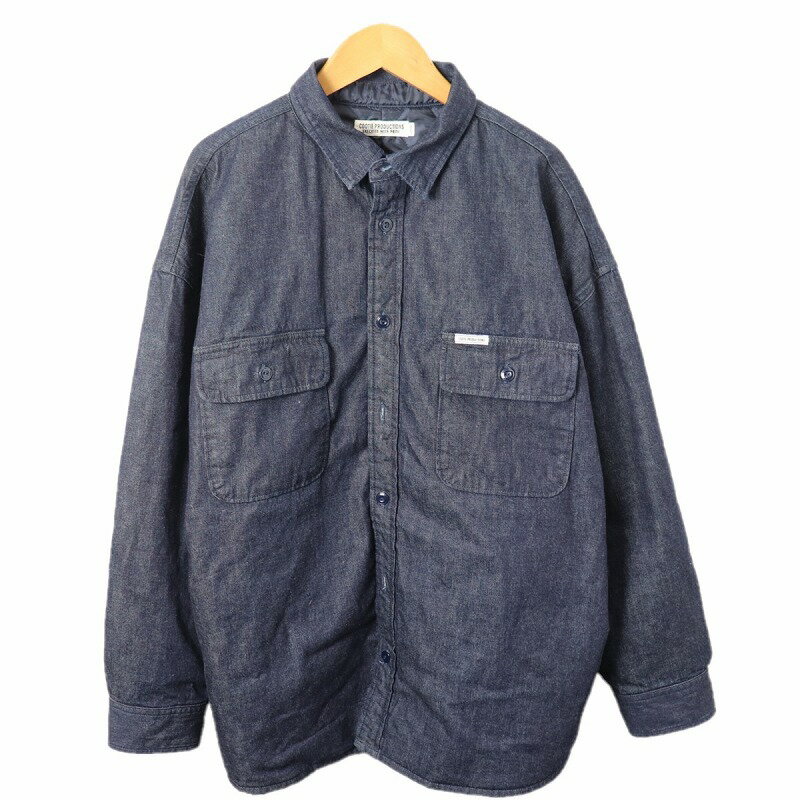 yl܂!zCOOTIE Denim Quilting Shirt Jacket N[eB[ fjLeBOWPbg CfBS yÁzyXg[gE[hzy{X izy683607Kzz