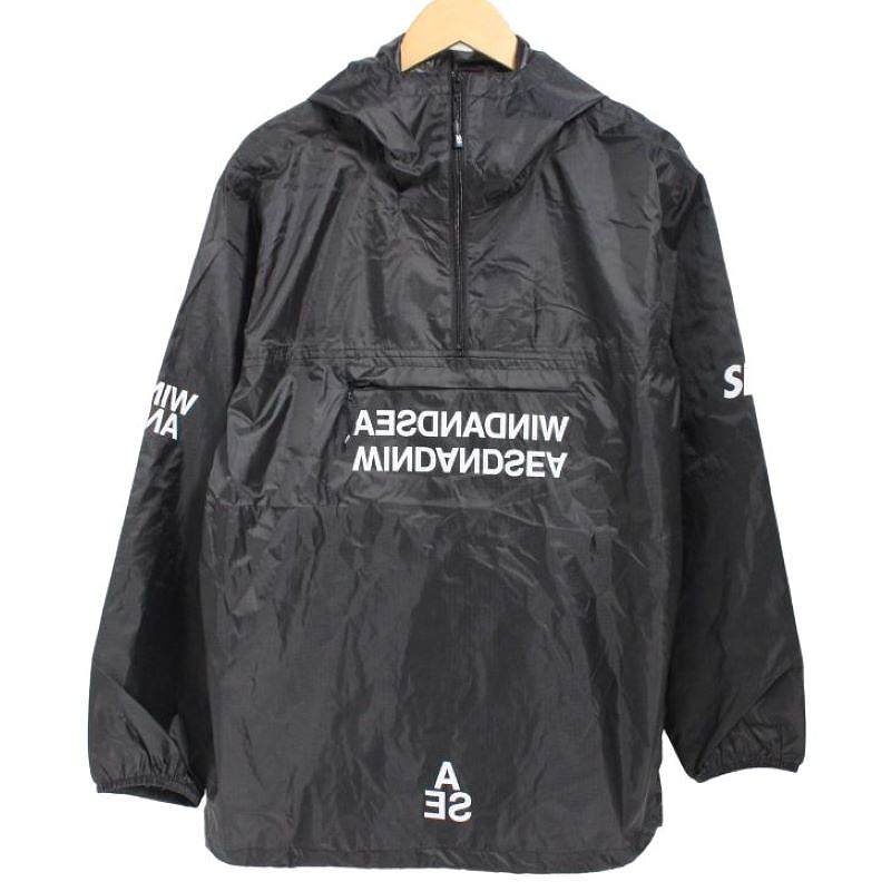 WIND AND SEA EB_V[ WATERPROOF NYLON ANORAK EH[^[v[t iC AmbN p[J[ WPbg WDS-JK-26 TCY L yÁzyXg[gE[hzy{X izy684128Kzz