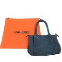 HALEINE アレンヌ レザートートバッグ ブルー 