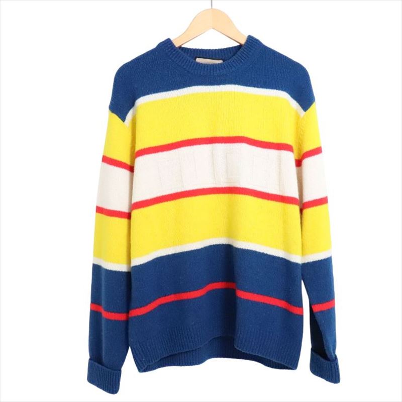 楽天市場】Gucci グッチ(柄ストライプ)(ニット・セーター 楽天市場】Gucci グッチ(柄ストライプ)(ニット・セーター