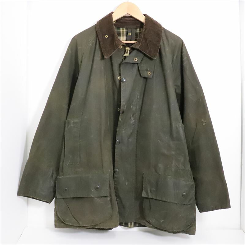 Barbour バブアー A150 BEAUFORT オイルドジャケット サイズC42/107CM 綿(コットン) カーキ 【中古】【アメカジ・アウトドア】【金沢本店 併売品】【695294Kz】