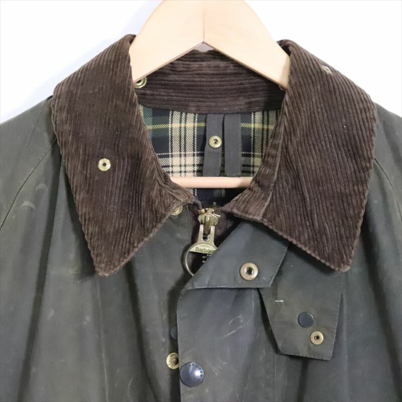 Barbour バブアー A150 BEAUFORT オイルドジャケット サイズC42/107CM 綿（コットン） カーキ 【中古】【アメカジ・アウトドア】【金沢本店 併売品】【695294Kz】