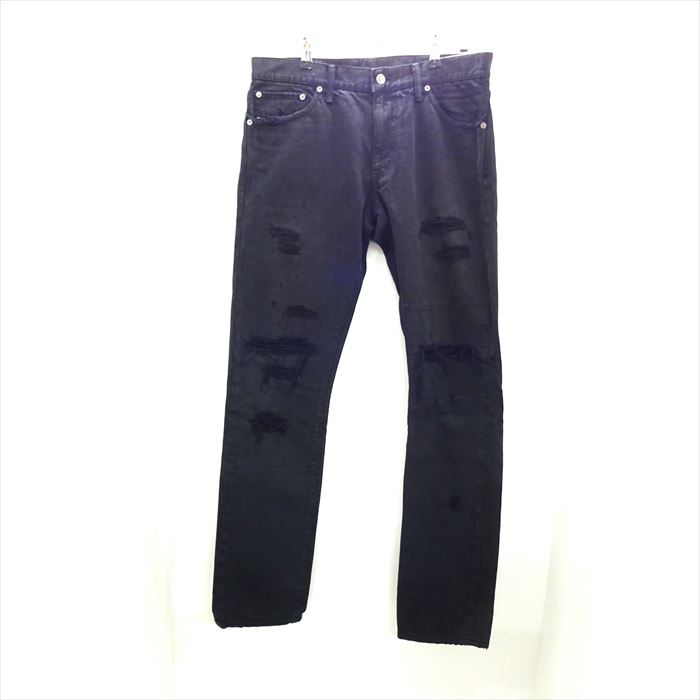 【中古】visvim ヴィズビム SOCIAL SCULPTURE 12 BLK DMGD-17 120105005019 綿 ブラック W34 