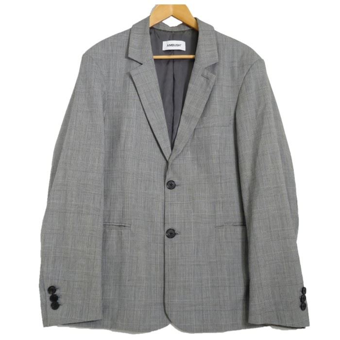 yl܂IzAMBUSH AubV SUIT JACKET X[c e[[hWPbg AMBOT-143 |GXe O[ 1 yÁzy[hEZNgzy{X izy675436Kzz