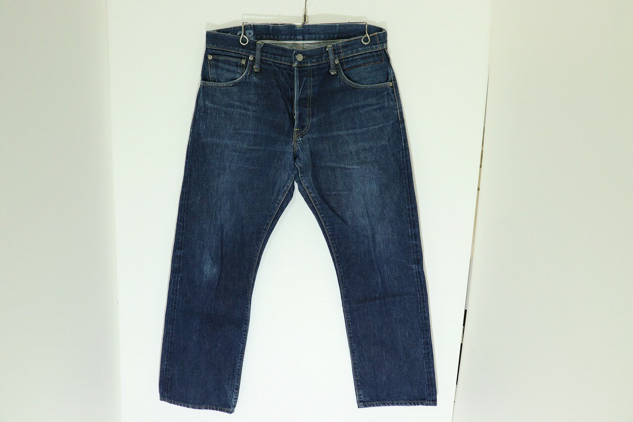 【中古】VUSVIM ビズビム Social Sculpture Denim 01.2R デニムパンツ 120105005006 綿 ブルー W34×L30 