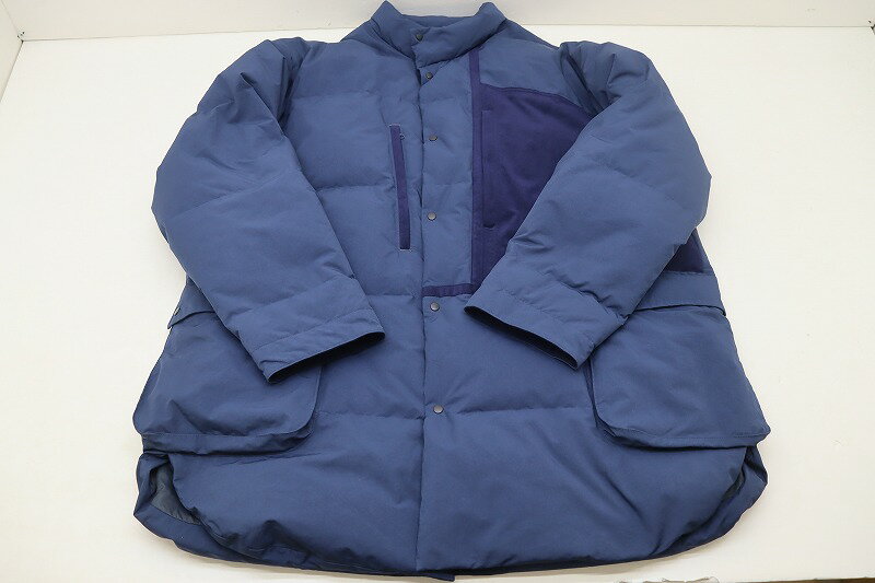 PORTER CLASSIC ポーター クラシック WEATHER DOWN SHIRT JACKET ウェザー ダウン シャツ ジャケット ポリエステル ネイビー 4 【中古】【モード・セレクト】【金沢本店 併売品】【678055Kz】