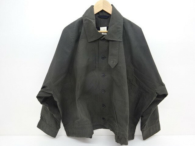 JAN JAN VAN ESSCHE ヤンヤン ヴァン エシュ OLD CEDAR WAXED COTTON シャツ ジャケット JACKET#46 綿（コットン） カーキ M タグ【中古】【モード・セレクト】【金沢本店 併売品】【678035Kz】