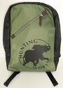 HUNTING WORLD ハンティングワールド リュック バックパック ロゴ ナイロン 551703 グリーン 保存袋