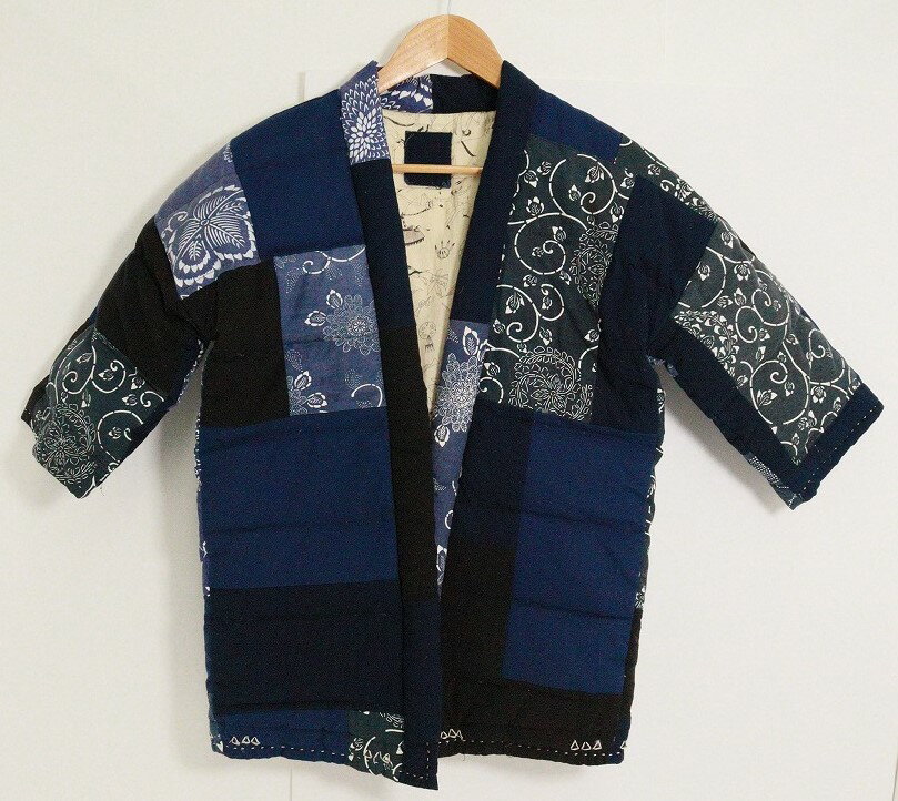 visvim ビズヴィム SANJURO KIMONO DOWN JKT KOFU 着物 ダウン ジャケット 112105005062 綿（コットン） ネイビー 1 【中古】【モード セレクト】【金沢本店 併売品】【678423Kz】