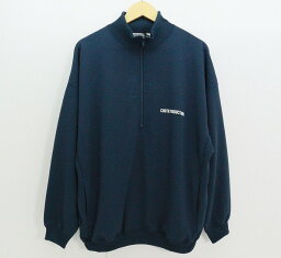 COOTIE PRODUCTIONS クーティー プロダクションズ 23ss Dry Tech Sweat Half Zip Pullover ドライ テック スウェット ハーフジップ プルオーバー CTE-23S333 ポリエステル ネイビー L タグ、袋付【中古】【ストリート・ルード】【金沢本店 併売品】【688479Kz】