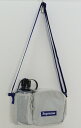 Supreme シュプリーム 22SS SIDE BAG ショルダーバッグ ナイロン ホワイト×ブルー ボトル付【中古】【カバン】【金沢本店 併売品】【7522...