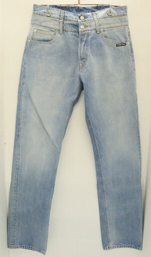 VTMNTS ブイティーエムエヌティーエス DOUBLE WAIST DENIM JEANS ブルー ダブルウエスト ジーンズ VL16PA400L 綿(コットン) ライトブルー 32 タグ付【中古】【ストリート・ルード】【金沢本店 併売品】【688559Kz】 VTMNTS ブイティーエムエヌティーエス DOUBLE WAIST DENIM JEANS ブルー ダブルウエスト ジーンズ VL16PA400L 綿(コットン) ライトブルー 32 タグ付【中古】【ストリート・ルード】【金沢本店 併売品】【688559Kz】