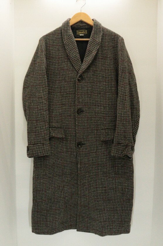 ORGUEIL オルゲイユ England Tweed Over Coat OR-4080B 毛(ウール) グレー 38 【中古】【ストリート・ルード】【金沢本店 併売品】【689205Kz】