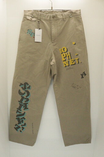 SOPH ソフ SIMON TAYLOR: LOGO CHINO PANTS SOPH-250075 綿(コットン) ベージュ XL タグ付【中古】【ストリート・ルード】【金沢本店 併売品】【689362Kz】 SOPH ソフ SIMON TAYLOR: LOGO CHINO PANTS SOPH-250075 綿(コットン) ベージュ XL タグ付【中古】【ストリート・ルード】【金沢本店 併売品】【689362Kz】