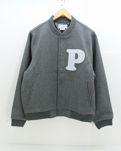 Acy エイシー EXCLUSIVE VARSITY JACKET バーシティ ジャケット スタジャン acyp-24aw-001 ポリエステル グレー 2 袋、タグ【中古】【ストリート・ルード】【金沢本店 併売品】【689334Kz】 Acy エイシー EXCLUSIVE VARSITY JACKET バーシティ ジャケット スタジャン acyp-24aw-001 ポリエステル グレー 2 袋、タグ【中古】【ストリート・ルード】【金沢本店 併売品】【689334Kz】