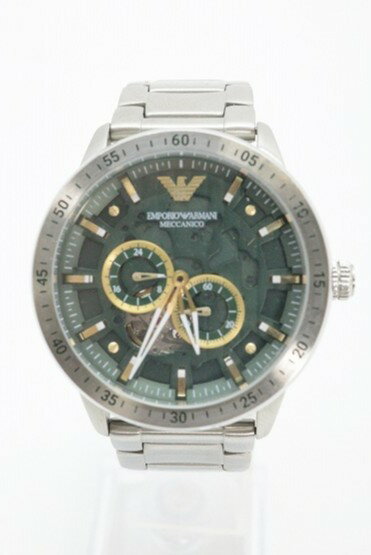 Rakuten - EMPORIO ARMANI AR-60053 AR-60053 シルバー グリーン 箱 説明書 バンドコマ【中古】【時計】【金沢本店 併売品】【792778Kz】