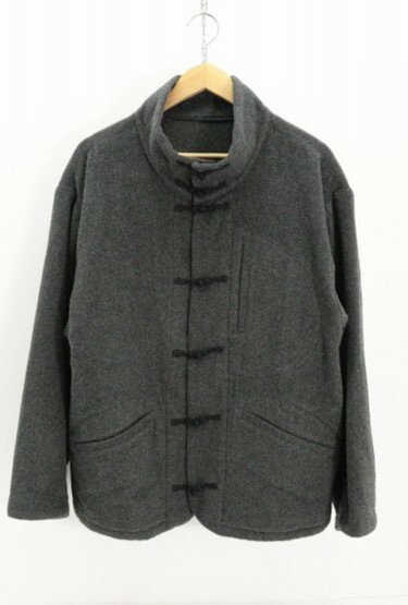 乐天商城 - PORTER CLASSIC ポータークラシック CASHMERE CHINESE JACKET グレー 3 【中古】【モード・セレクト】【金沢本店 併売品】【679672Kz】