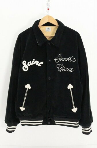SAINT MICHAEL セント・マイケル CORDUROY JACKET SM-A21-0000-041 綿(コットン) ブラック アイボリー L 【中古】【ストリート・ルード】【金沢本店 併売品】【689728Kz】 SAINT MICHAEL セント・マイケル CORDUROY JACKET SM-A21-0000-041 綿(コットン) ブラック アイボリー L 【中古】【ストリート・ルード】【金沢本店 併売品】【689728Kz】