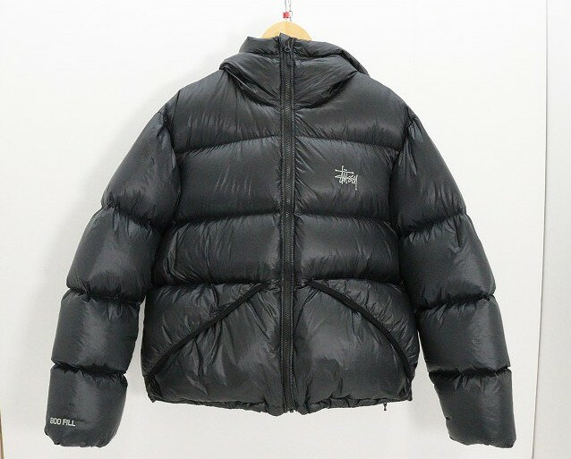 乐天商城 - STUSSY ステューシー DOWN PARKA 115685 ナイロン ブラック M 【中古】【ストリート・ルード】【金沢本店 併売品】【689859Kz】