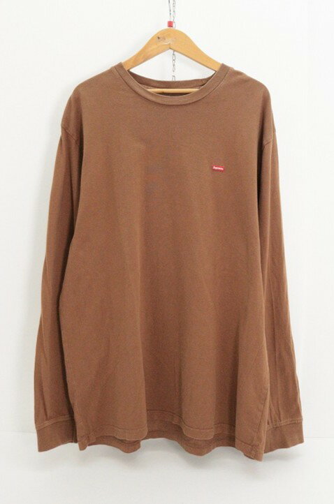 トップス Supreme Small Box Logo L/S Tee Brown Small Box L/S Tee | Supreme 23fw