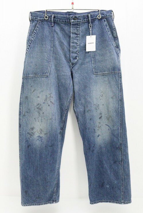 BOW WOW バウワウ M-44 DENIM TROUSERS デニムパンツ BW252-M4DT 綿（コットン） AGED INDIGO エイジドインディゴ L タグ【中古】【メンズボトムス】【金沢本店 併売品】【7110161Kz】