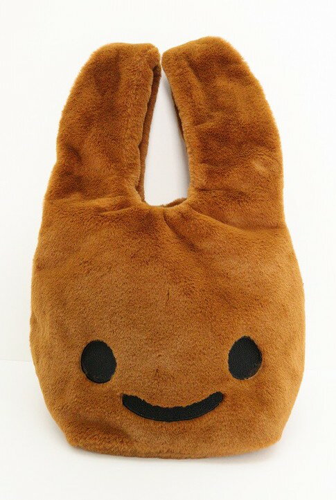CUNE キューン ふわふわウサギバッグ HBKOM49BN ポリエステル ブラウン 【中古】【カバン】【金沢本店 併売品】【753077Kz】