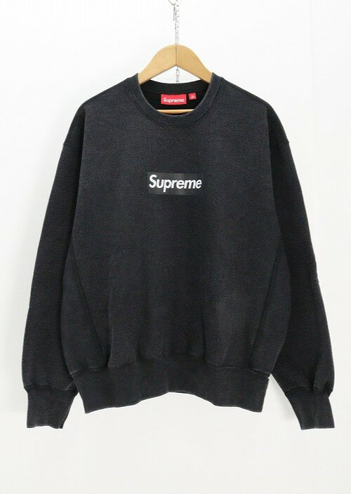 樂天商城 - Supreme シュプリーム 25ss Washed Box Logo crewneck 綿（コットン） フェードブラック S 【中古】【ストリート・ルード】【金沢本店 併売品】【6810528Kz】