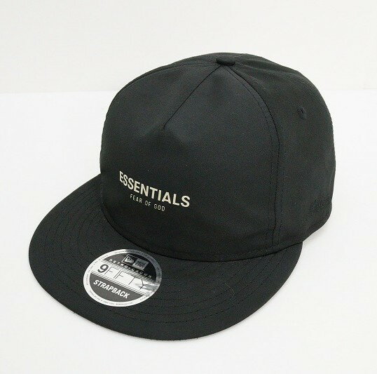 乐天商城 - ESSENTIALS エッセンシャルズ × NEW ERA ニューエラ 5パネルキャップ 5パネルキャップ ブラック 【中古】【帽子】【金沢本店 併売品】【743222Kz】