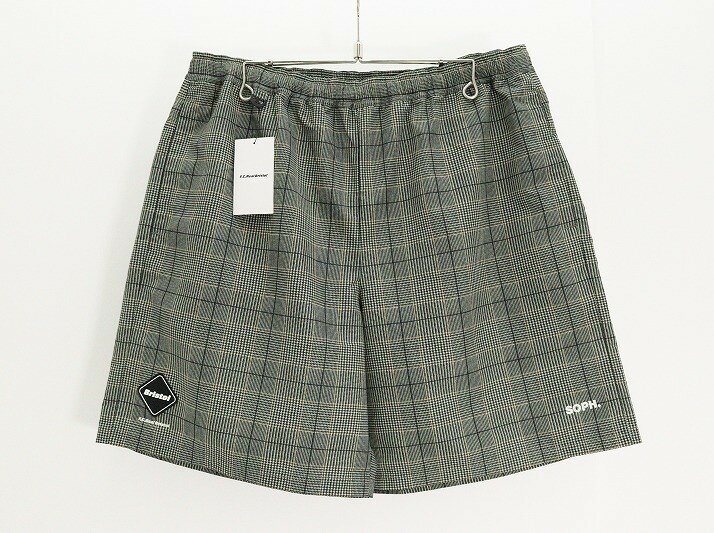樂天商城 - F.C.Real Bristo エフシーレアルブリストル PLAID PRACTICE SHORTS FCRB-260030 ポリエステル グレー XL タグ【中古】【ストリート・ルード】【金沢本店 併売品】【6810821Kz】