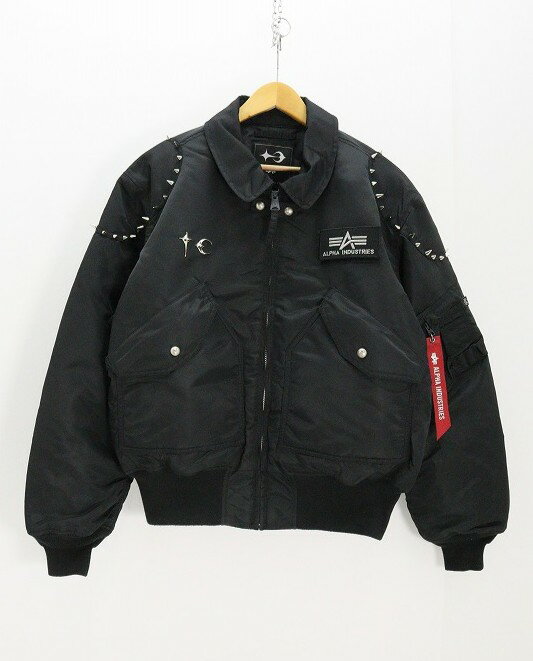 乐天商城 - THUG CLUB × ALPHA INDUSTRIES サグクラブ × アルファインダストリーズ CWU 45/P RIVET BUTTON ナイロン ブラック L 【中古】【アメカジ・アウトドア】【金沢本店 併売品】【6910845Kz】
