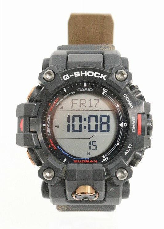 乐天商城 - CASIO カシオ G-SHOCK Gショック TEAM LAND CRUISER TOYOTA AUTO BODY コラボレーションモデル タフソーラー GW-9500TLC ブラック/ブラウン 箱、説明書【中古】【時計】【金沢本店 併売品】【793343Kz】